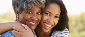 mom and daughter